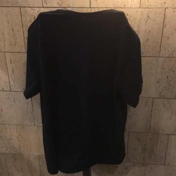 SELENA Black Tee sz Large - Picture 2 of 3